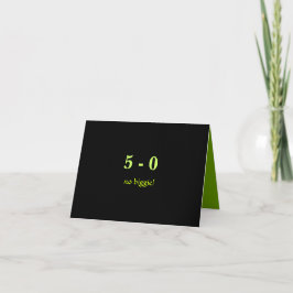 Humorische 50e verjaardag Tennis-kaart Kaart