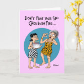 Humorische 51e verjaardag kaart (Gele Bloem)