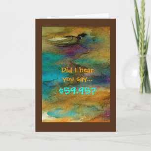 Humorische 60e verjaardag kaart