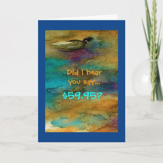 Humorische 60e verjaardag kaart (Voorkant)