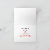 Humorische 65e verjaardag kaart (Binnen)