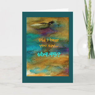 Humorische 70e verjaardag kaart