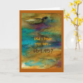 Humorische 70e verjaardag kaart (Gele Bloem)