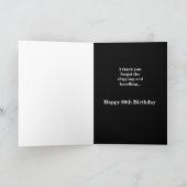 Humorische 80e verjaardag kaart (Binnen)