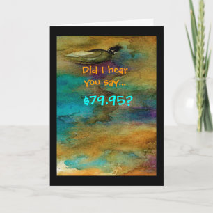 Humorische 80e verjaardag kaart