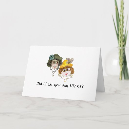 Humorische 88ste verjaardag voor vrouwen kaart (Voorkant)