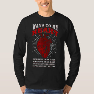 Humorische anatomie van hartcardioloog hartSurvi T-shirt