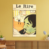 Humorische cartoon canvas afdruk (Insitu (Woonkamer))