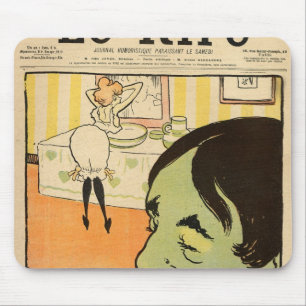 Humorische cartoon muismat