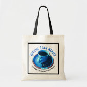 Humorische Coffee Lover Typografie Tote Bag (Voorkant)