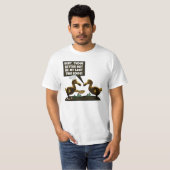 Humorische dododoxtheorie t-shirt (Voorkant volledig)