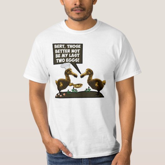 Humorische dododoxtheorie t-shirt (Voorkant)