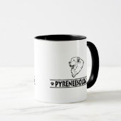 Humorische Grote Pyreneeën Mok (Voorkant rechts)