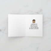 Humorische kennis opgegroeid Gefluteerd Wenskaart Kaart (Binnen)