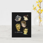 Humorische kennis opgegroeid Gefluteerd Wenskaart Kaart (Gele Bloem)