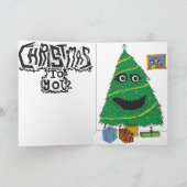 Humorische kerstkaart feestdagen kaart (Binnen)