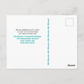 Humorische kikkers Lilies Pad We verhuisden de aan Briefkaart (Achterkant)