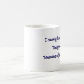 Humorische koffie Mok Funny gezegde (Center)