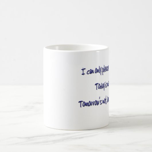 Humorische koffie Mok Funny gezegde (Center)