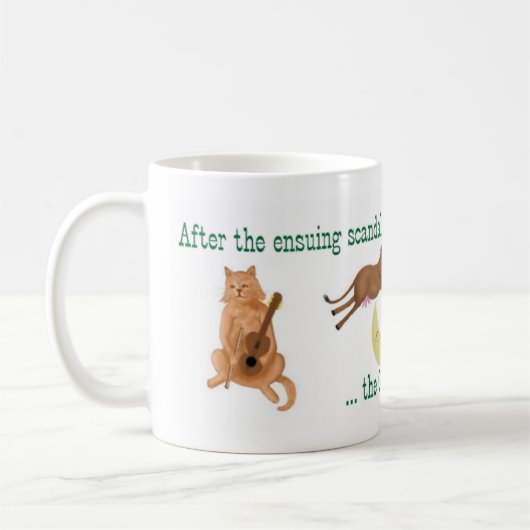 Humorische Mok van de Neursery Rhyme (Links)