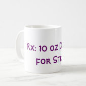 Humorische Mok voor medische koffie (Voorkant links)