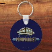 Humorische Pop in Camper Sleutelhanger (Voorkant)