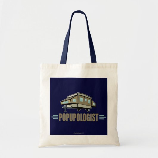 Humorische Pop in Camper Tote Bag (Voorkant)