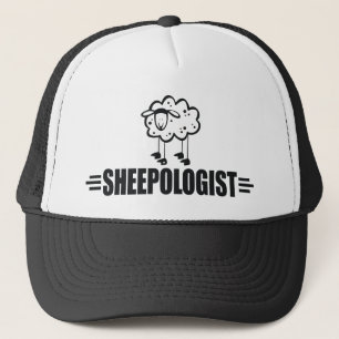 Humorische schapen trucker pet