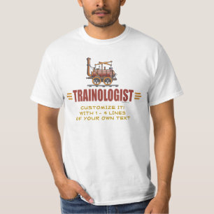Humorische spoorweg t-shirt