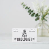 Humorische spoorweg visitekaartje (Staand voorkant)