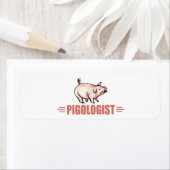 Humorische varkens etiket (Insitu)