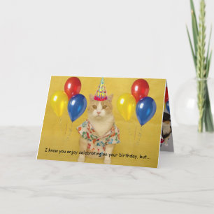 Humorische verjaardag kaart