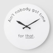 Humorische wandklok (Voorkant)
