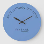 Humorische wandklok (Voorkant)
