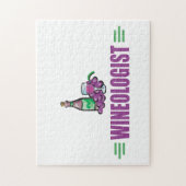 Humorische wijn legpuzzel (Verticaal)