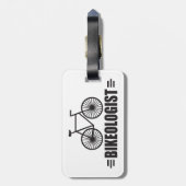 Humoriske Bike Bagagelabel (Achterkant verticaal)