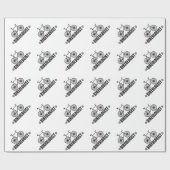 Humoriske Bike Cadeaupapier (Vlak)