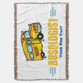 Humorisme Yellow School Bus Driver Funny Deken (Voorkant Verticaal)