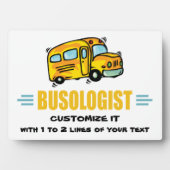 Humorisme Yellow School Bus Driver Funny Fotoplaat (voorkant)