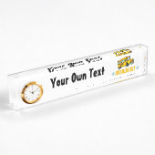 Humorisme Yellow School Bus Driver Funny Naambordje