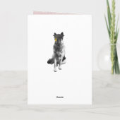 Humoristisch Afstuderen van de Duitse herder Kaart (Achterkant)