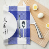 humoristisch Alexa Command voor het kookdiner Theedoek (Quarter Fold)