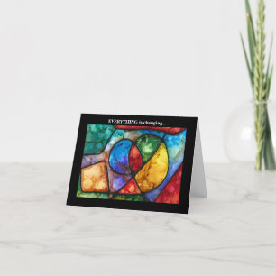 Humoristisch, alles verandert kaart