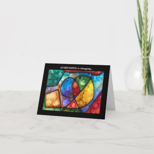 Humoristisch, alles verandert kaart (Voorkant)