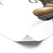 Humoristisch Australisch Magpie Neutraal aards toi Perfect Poster (Hoek)