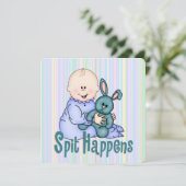 Humoristisch Baby shower Kaart (Staand voorkant)