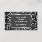 Humoristisch 💇 Barber Visitekaartje (Voorkant)