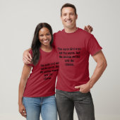 Humoristisch Basic T-Shirt (Unisex)