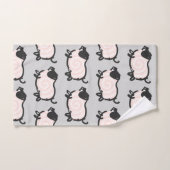 Humoristisch Chinees Varkensjaar Kies Kleur 5 Bad Bad Handdoek (Handdoek)