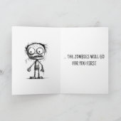 Humoristisch citaat Ik hou van je grappige Valenti Kaart (Binnen)